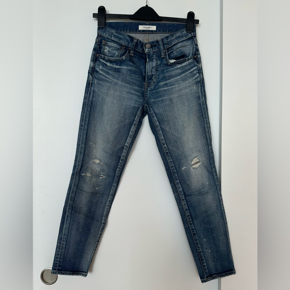 Mousy Vintage Distressed Denim Jeans